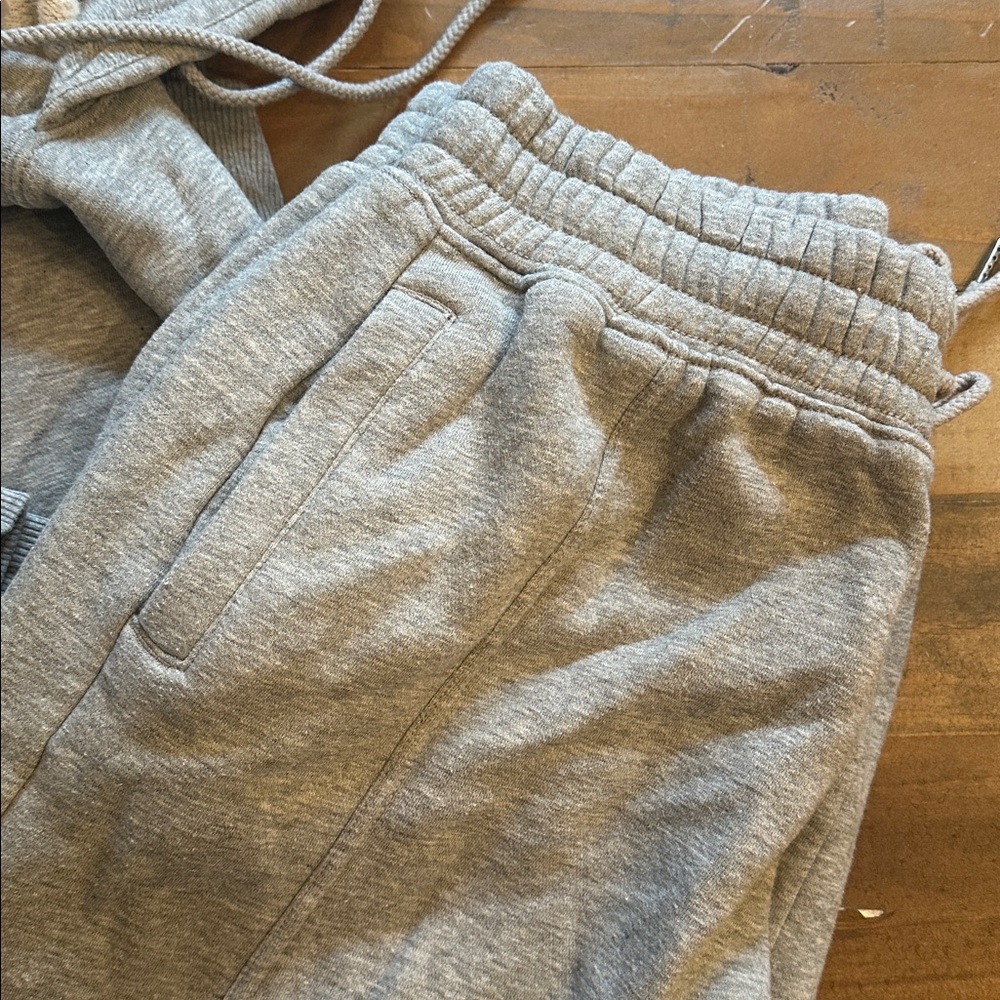 Free People Gray Hoodie and Sweatpants Set - Picture 2 of 16